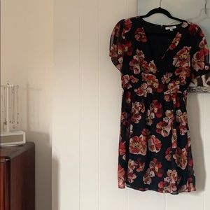 Madewell Tulip-Sleeve Mini Dress in French Rose